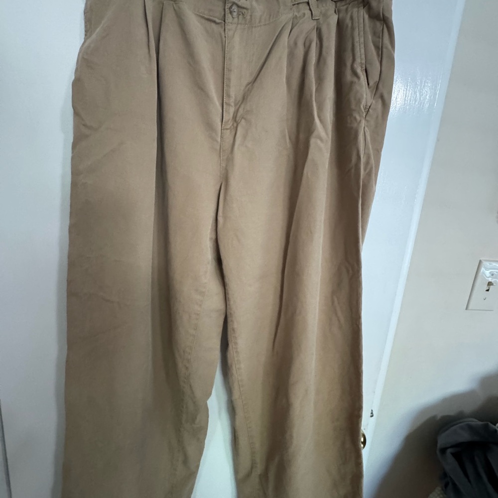 Madewell Women's Tan Wide Leg Pants